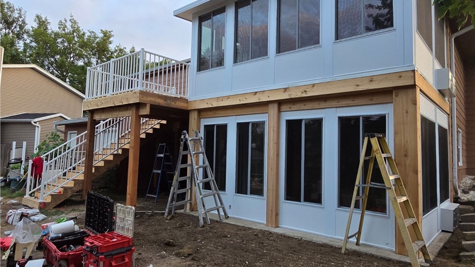 Sunrooms Project in Urbandale, IA by Midwest Construction