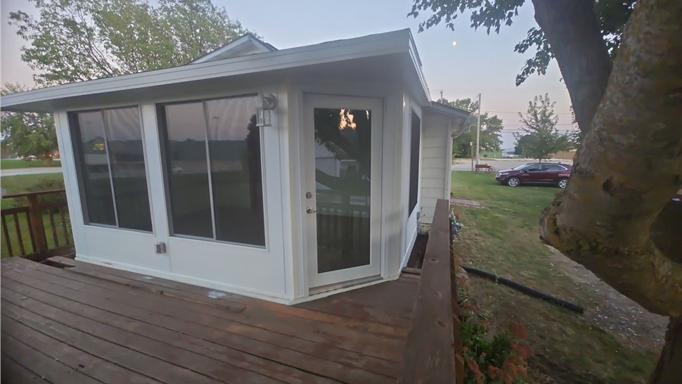 Sunrooms Project in Creston, IA by Midwest Construction