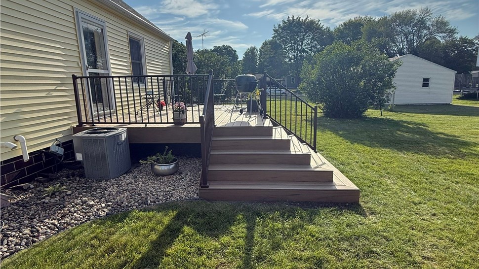Decks Project in Garner, IA by Midwest Construction