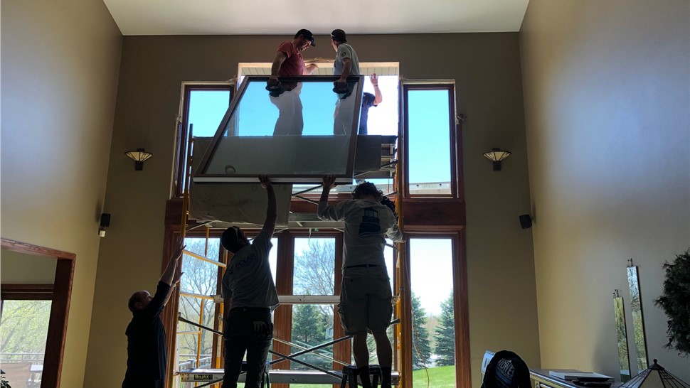 Windows Project in Mason City, IA by Midwest Construction