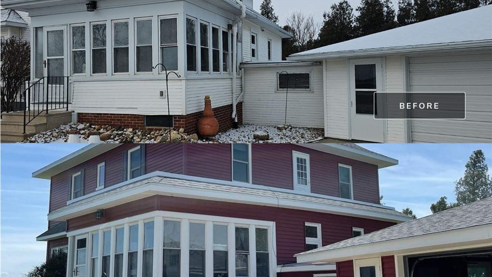 Siding Project in Toledo, IA by Midwest Construction