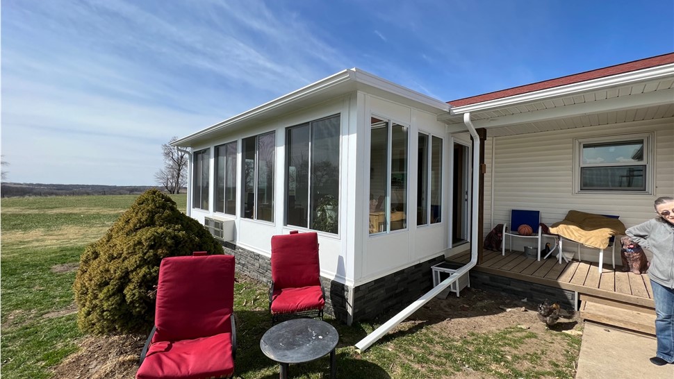 Sunrooms Project in Adel, IA by Midwest Construction