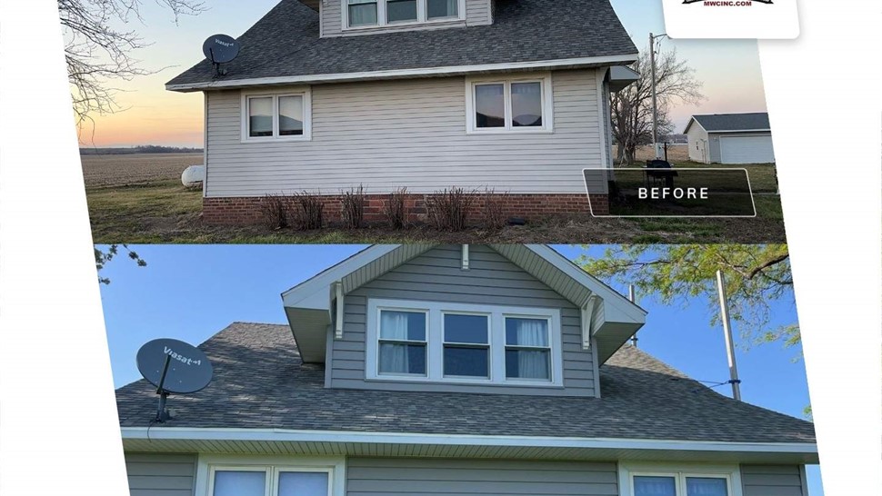 Siding Project in Leighton, IA by Midwest Construction