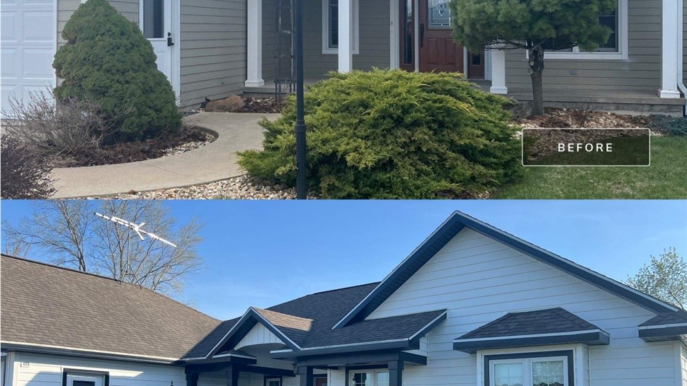 Siding Project in Dyersville, IA by Midwest Construction