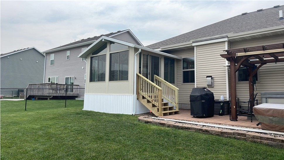 Sunrooms Project in Ankeny, IA by Midwest Construction