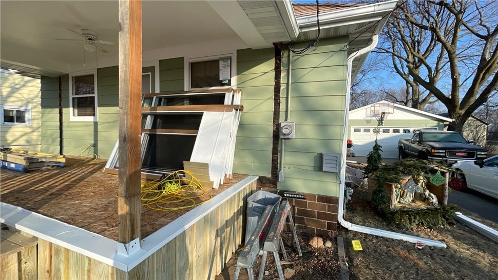 Sunrooms Project in Mason City, IA by Midwest Construction