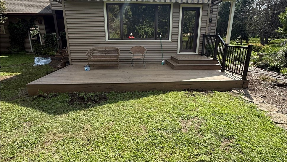 Decks Project in Forest City, IA by Midwest Construction
