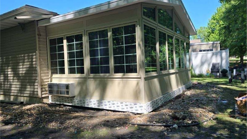 Sunrooms Project in Mason City, IA by Midwest Construction