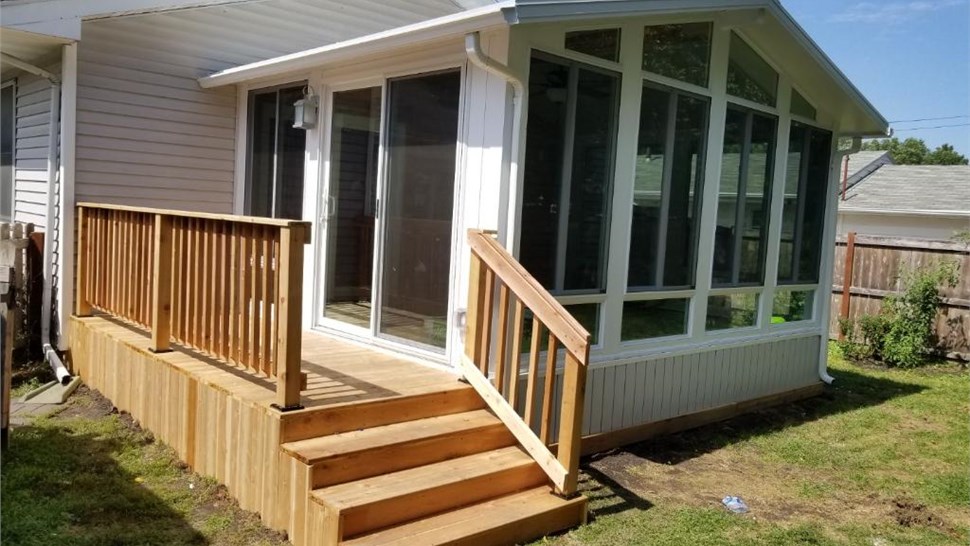 Sunrooms Project in Winterset, IA by Midwest Construction