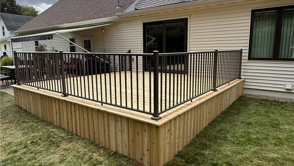 Decks Project in Roland, IA by Midwest Construction