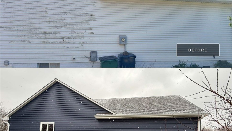 Seamless Gutters Project in Urbandale, IA by Midwest Construction