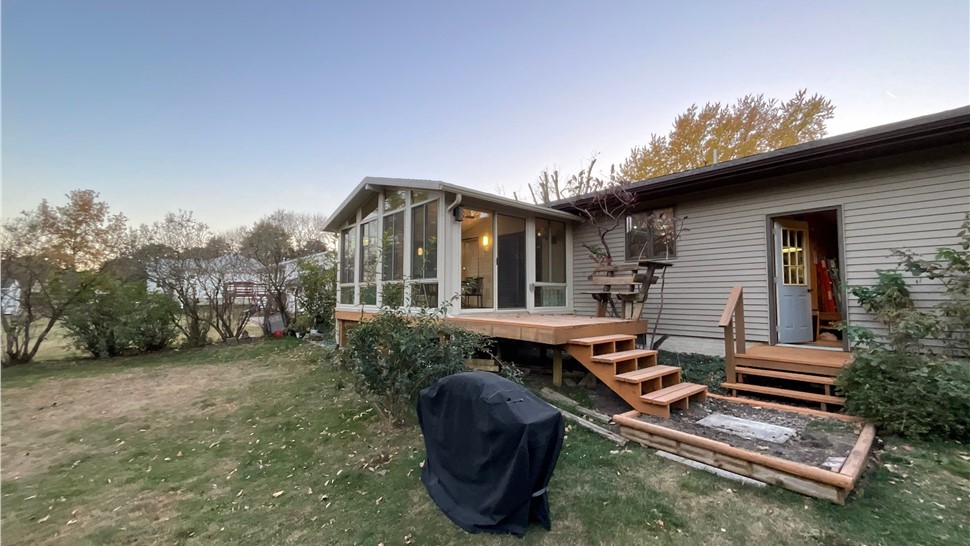 Sunrooms Project in Rockwell, IA by Midwest Construction