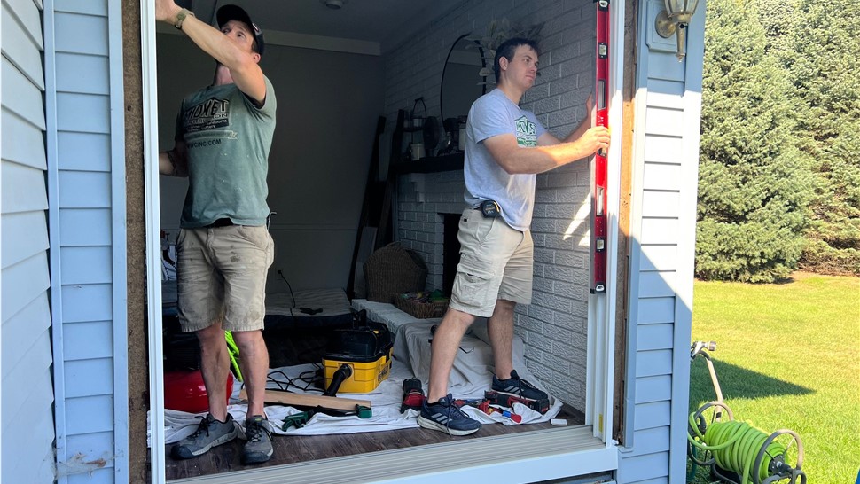 Patio Doors Project in Granger, IA by Midwest Construction
