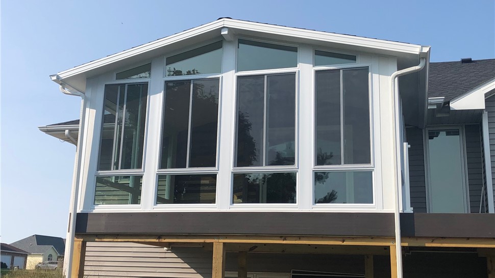 Sunrooms Project in Marshalltown, IA by Midwest Construction