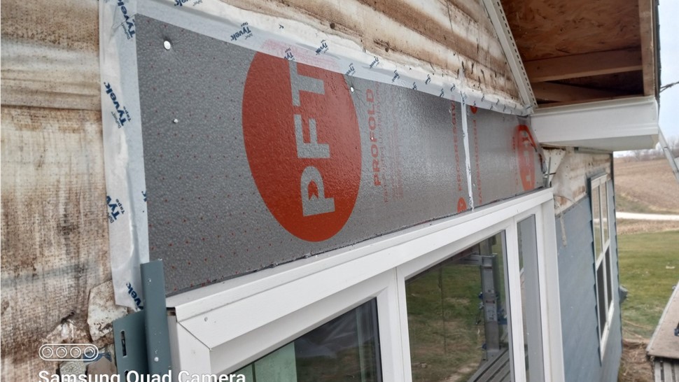 Siding Project in Toledo, IA by Midwest Construction