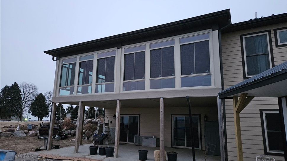 Sunrooms Project in Guthrie Center, IA by Midwest Construction