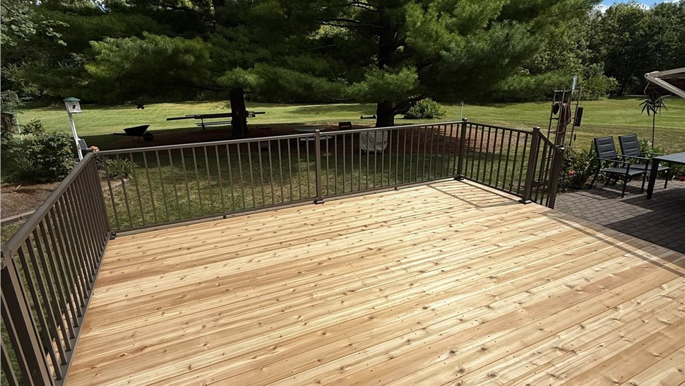 Decks Project in Roland, IA by Midwest Construction