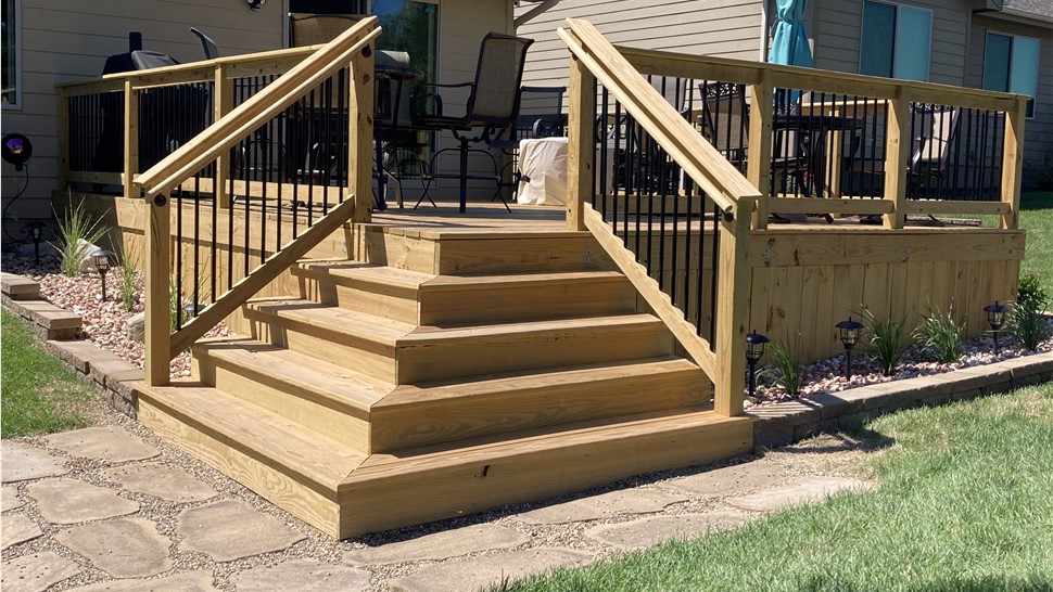 Decks Project in Newton, IA by Midwest Construction
