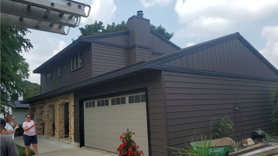 Siding Project in Mason City, IA by Midwest Construction