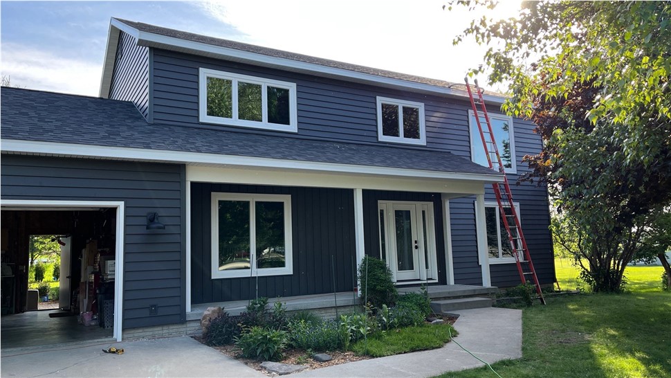 Siding Project in Clear Lake, IA by Midwest Construction