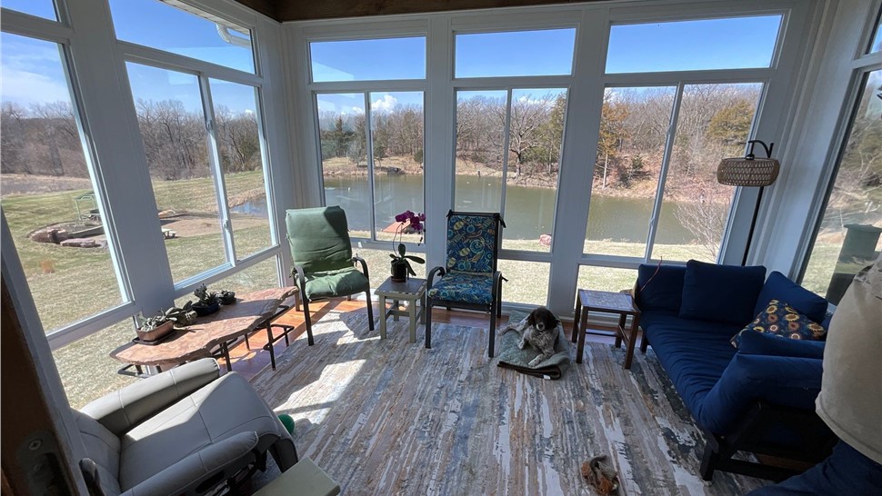 Sunrooms Project in Redfield, IA by Midwest Construction