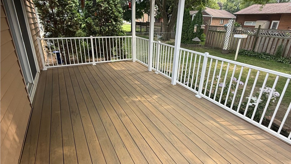 Decks Project in Mason City, IA by Midwest Construction