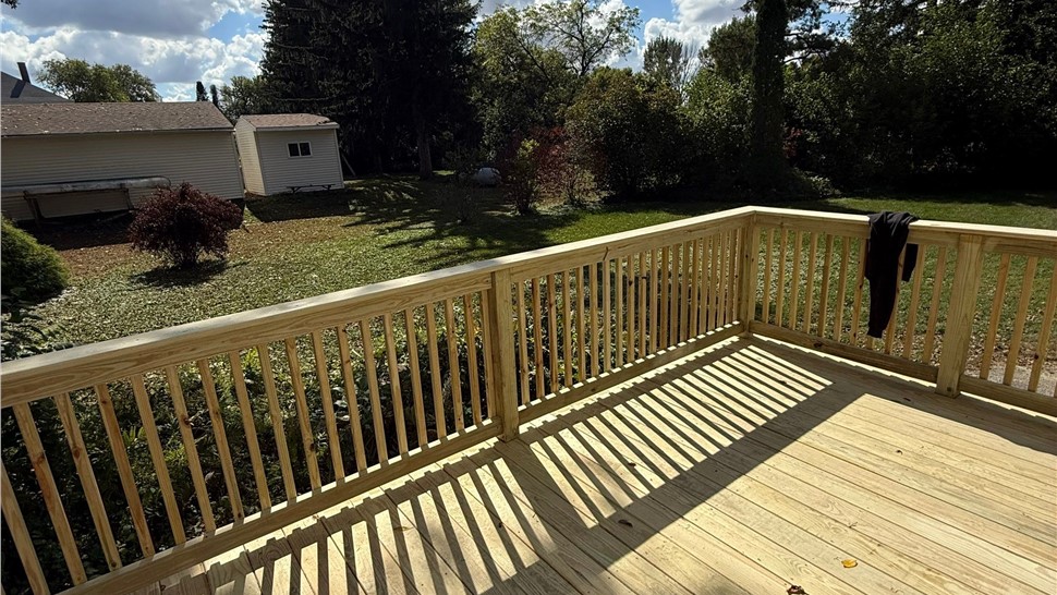 Decks Project in Thompson, IA by Midwest Construction