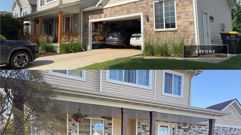 Decks, Doors, Siding Project in Waukee, IA by Midwest Construction