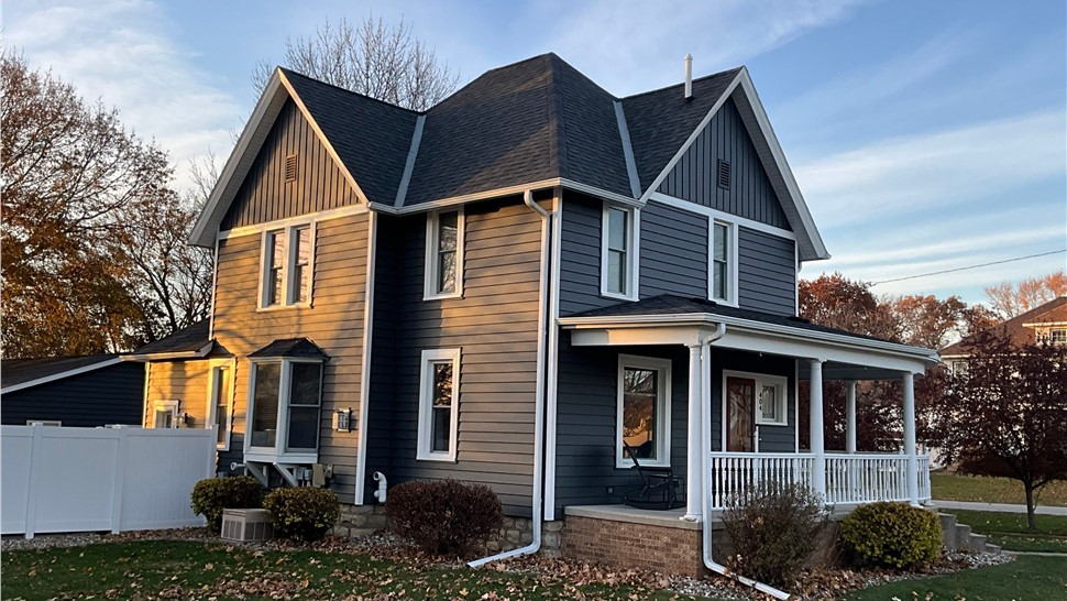Siding Project in St Ansgar, IA by Midwest Construction