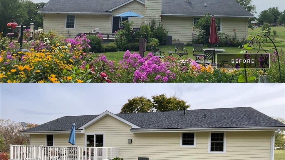 Decks, Seamless Gutters, Siding Project in Norwalk, IA by Midwest Construction