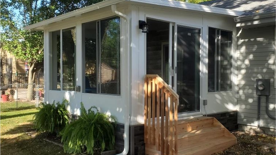 Sunrooms Project in Jefferson, IA by Midwest Construction