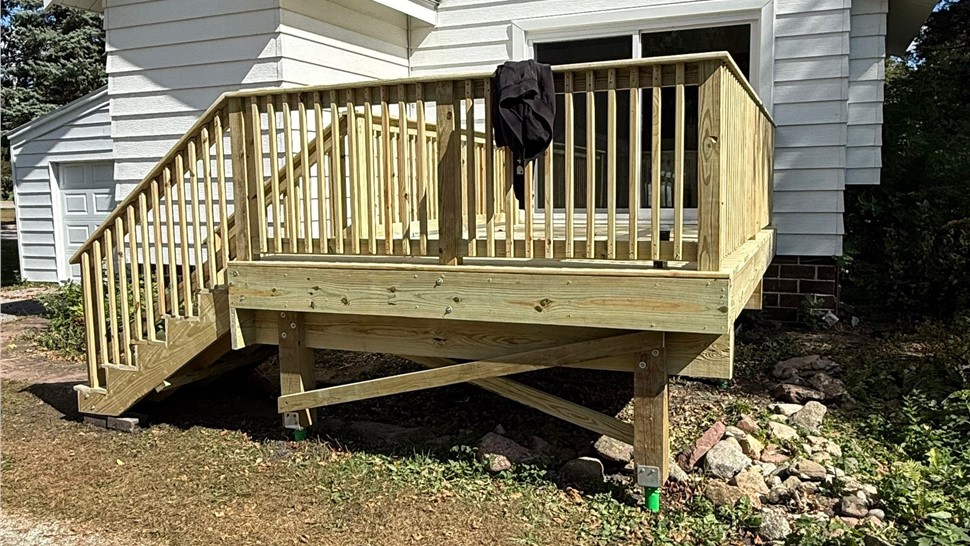 Decks Project in Thompson, IA by Midwest Construction