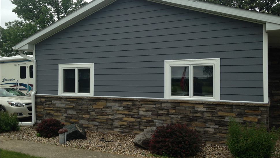 Siding Project in Fertile, IA by Midwest Construction