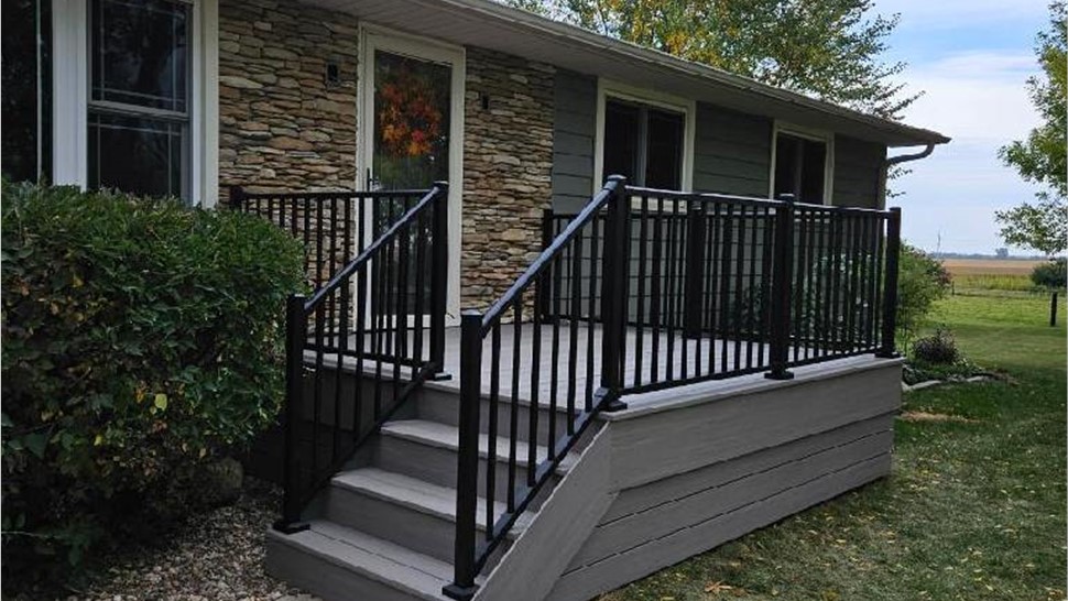 Decks Project in Mason City, IA by Midwest Construction