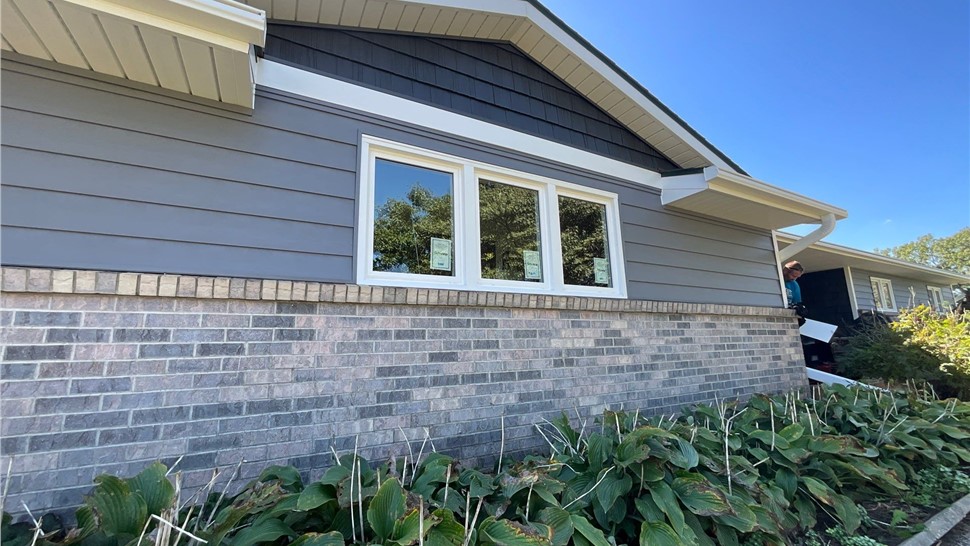 Patio Doors, Siding, Windows Project in Kelley, IA by Midwest Construction