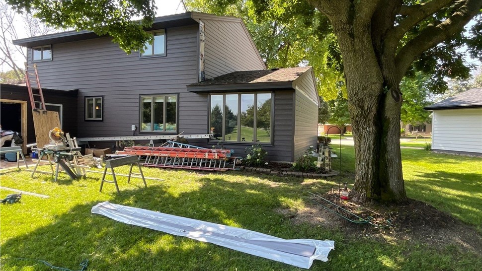 Siding Project in Mason City, IA by Midwest Construction
