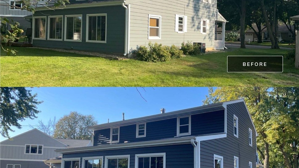 Siding Project in Mason City, IA by Midwest Construction