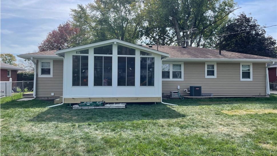 Sunrooms Project in Ankeny, IA by Midwest Construction