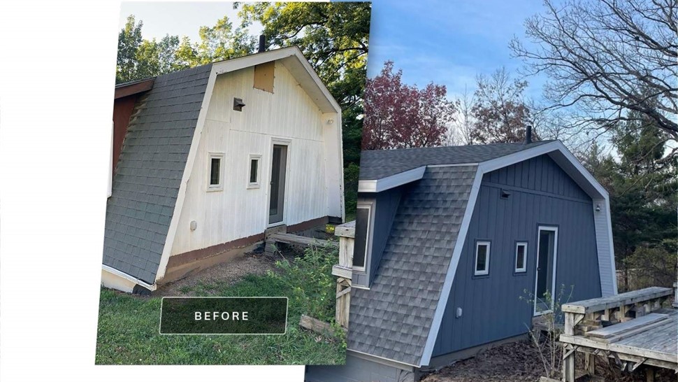 Roofing, Seamless Gutters, Siding, Sunrooms, Windows Project in Knoxville, IA by Midwest Construction