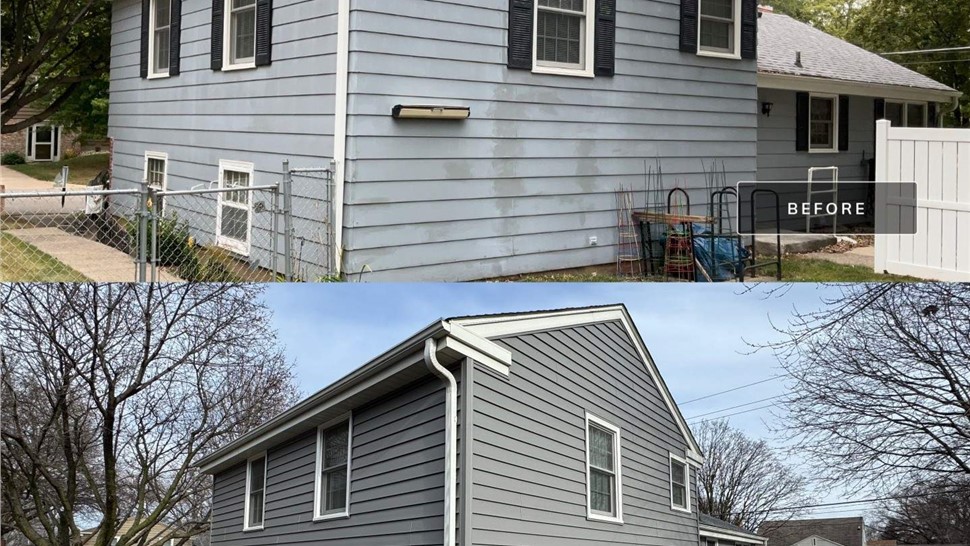 Siding Project in Mason City, IA by Midwest Construction