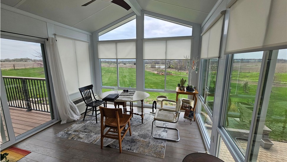 Sunrooms Project in Osceola, IA by Midwest Construction