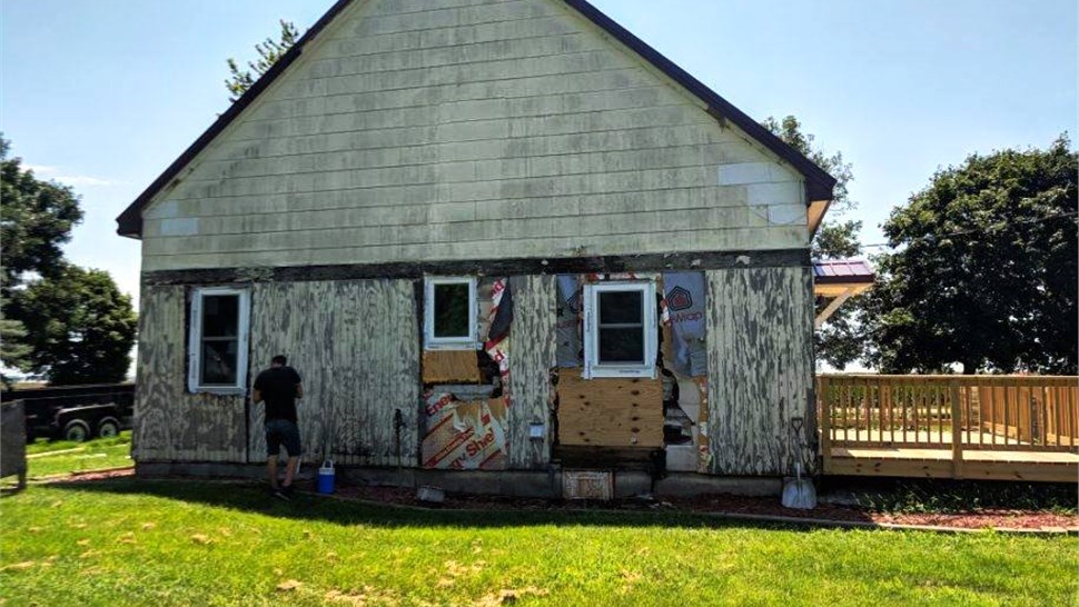 Siding Project in Berkley, IA by Midwest Construction