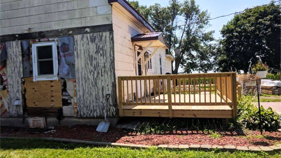 Siding Project in Berkley, IA by Midwest Construction