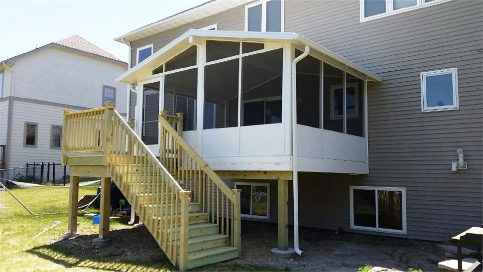 Sunroom Project Project in Johnston, IA by Midwest Construction