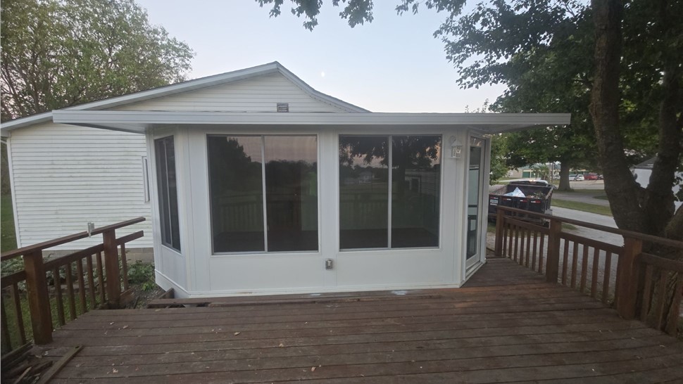 Sunrooms Project in Creston, IA by Midwest Construction