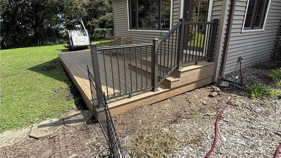 Decks Project in Forest City, IA by Midwest Construction