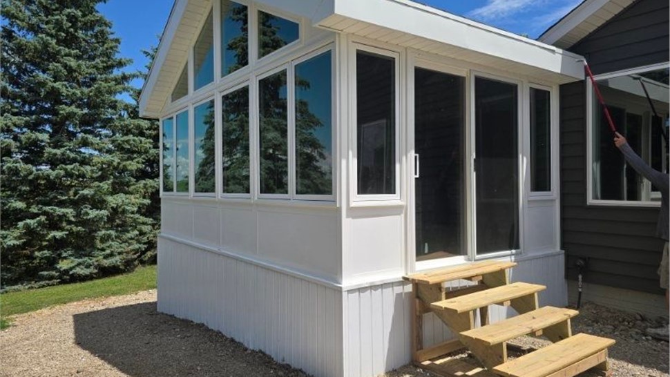 Siding, Sunrooms Project in Britt, Iowa by Midwest Construction