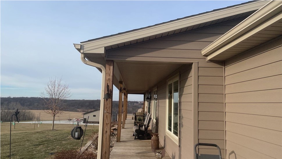 Siding Project in Lucas, IA by Midwest Construction