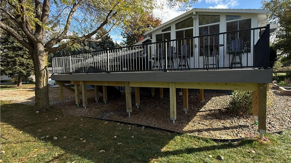 Decks Project in Bondurant, IA by Midwest Construction