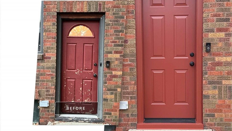 Doors Project in Des Moines, IA by Midwest Construction